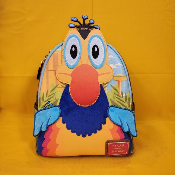 Loungefly Disney Pixar Up Kevin with Babies Jungle Mini Backpack NEW